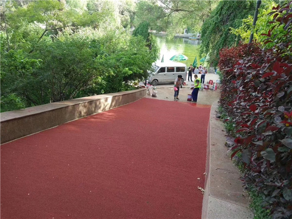 黔东南彩色路面施工